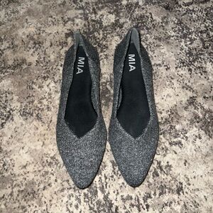 MIA Pointed Toe Knit Flats